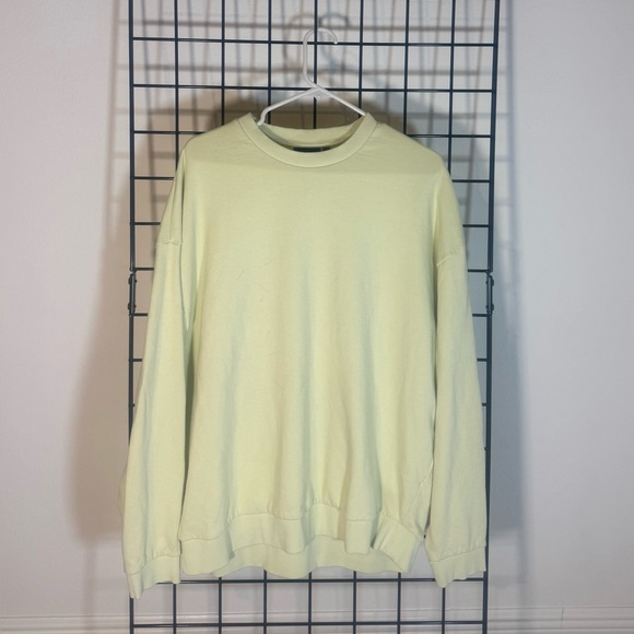 ASOS Design Men's Lime-Yellow Dragon Sweatshirt Disturbed Mind-XL NWOT - Picture 3 of 4